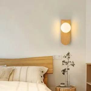 Modern Minimalist Japanese Style LED Iron Wall Lamp with Dimmable Light for Guesthouse Corridor Aisle Villa Courtyard Hotel Use