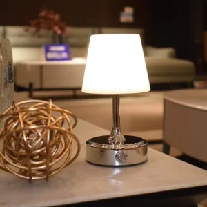 Modern Minimalist LED Desk Lamp Touch Switch Eye-Caring Study Lamp Rechargeable Luxury Night Light