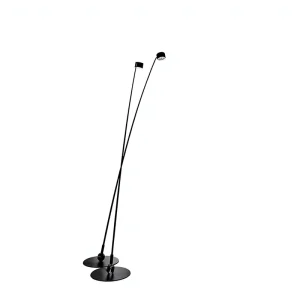 Modern Minimalist LED Floor Lamp with Adjustable Height and Remote Control Nordic Design