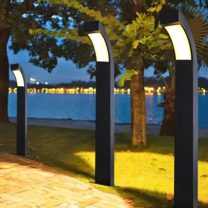 Modern Minimalist LED Garden Light Die cast Aluminum Warm White Landscape Lamp Waterproof Outdoor Lawn Light for Courtyard