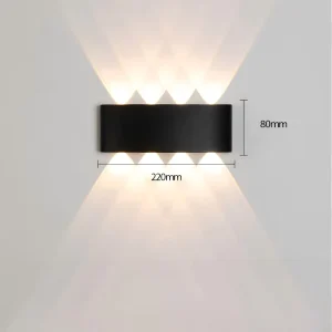 Modern Minimalist LED Wall Lamp EU Standard COB Multi Control Warm Cold Light Bedroom Living Room Bedside Lighting Fixture