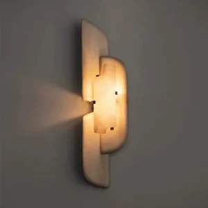Modern Minimalist LED Wall Lamp for Home Office and Bedroom Natural Marble Shade Designer Creative Lighting