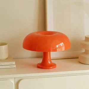 Modern Minimalist Mushroom Table Lamp USB Powered DIY Dimmable Bedroom Bedside Living Room Study Creative Light Luxury LED