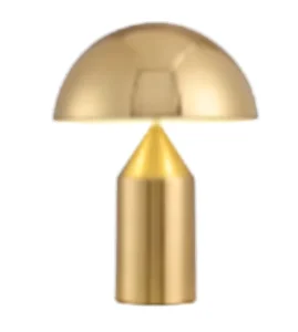 Modern Minimalist Mushroom Table Lamp for Living Room Bedroom Model Home Metal Bedside Table Lamp
