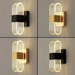 Modern Minimalist Nordic LED Wall Lamp for Bedroom and Living Room