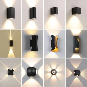Modern Minimalist Outdoor Waterproof IP65 LED Wall Lamp for Hotel Villa Courtyard Aisle Stairway Corridor Bedside Wall Washer