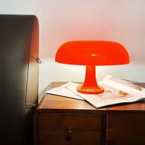 Modern Minimalist Table Lamp Luxury Mushroom USB Powered Bedroom Bedside Living Room Touch Control Restaurant Table Lamp