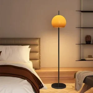 Modern Mushroom Design Floor Lamp for Bedroom Bauhaus Vintage Eye Protecting Glass E27 Base LED Small Retro Sunset Moonlight