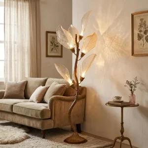 Modern Nature Floor Lamp Custom Light for Living Room Bedroom Cafe Vintage Home Decor