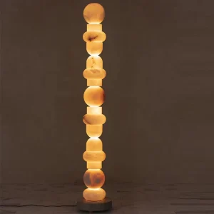Modern Nordic Creative Alabaster Floor Lamp Bedside Bedroom Vertical Light Luxury Floor Lamp