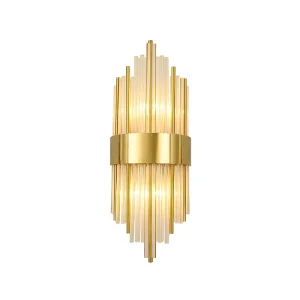 Modern Nordic Iron Crystal Wall Lamp Indoor LED for Living Room Bedside Table Corridor Staircase Study Lighting Hotel Hall Art