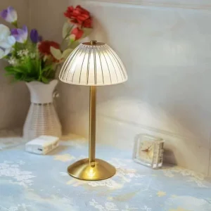 Modern Nordic LED Touch Control Table Lamp With Restaurant Cordless Hotel Rechargeable Design