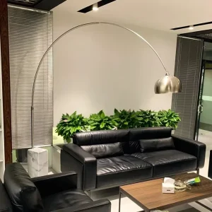 Modern Nordic Round Shade Standing Floor Lamps with Marble Base Shade for Living Room Hotel Designer Nordic Fishing Floor Lamp