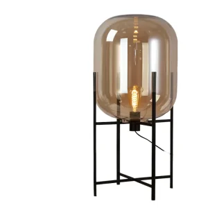 Modern Nordic Simple Table Lamp with Glass and Metal 30000 Hours Lifespan for Bedroom Home Decoration