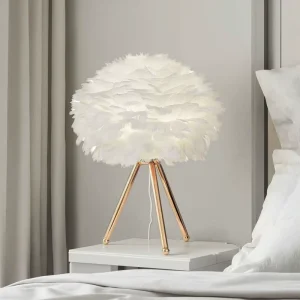 Modern Nordic Style Metal LED Table Lamp with Dimmable Eco Friendly Iron Body for Bedrooms