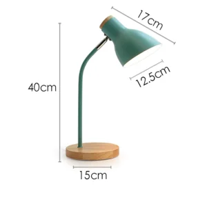 Modern Nordic Table Lamp Creative Euro Design E27 Bulb Holder Desk Lamp Simple AC Power for Study Bedside