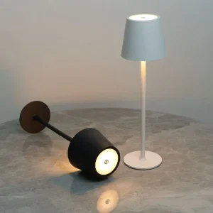 Modern Professional LED Desk Office Lights Metal Rechargeable Portable Cordless Touch Control Dimmable Table Lamp