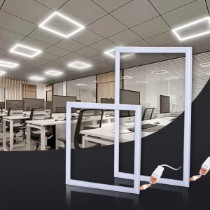 Modern Recessed Mounted Ceiling Light Slim Square Decoration 24W Frame Led Panel Lights Removable Led Panel Light