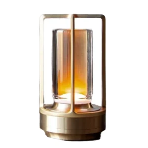Modern Rechargeable LED Table Lamp Portable Dimmable Touch Control for Bedroom Living Room Night Light Battery Operated