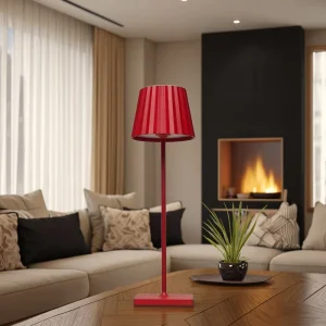 Modern Rechargeable Touch Control Table Lamp with Simple Flexible Design