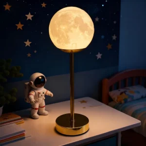 Modern Rechargeable Touch LED Table Lamp Bedroom Round Ball Atmosphere Ornament