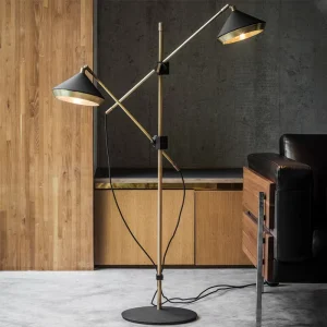 Modern Residential Indoor Floor Lamp for Living Room Bedroom Study Hotel Decoration Lighting Metal Floor Lamp