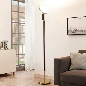 Modern Retro Nordic Sofa Corner Floor Lamp LED Bulb Decorative Home Stand Creative Wooden Floor Lamp