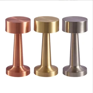 Modern Retro Touch Control LED Desk Lamp with Battery Simple Design for Bedroom and Bar Use