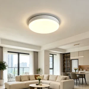 Modern Round LED Panel Light 120° Wide Beam Indoor Lighting for Living Room Bedroom and Kitchen Corridor