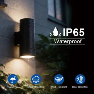Modern Round Minimalist Style LED Outdoor Wall Lamp IP65 Landscape Decoration Wall Light for Building Architecture Landscape