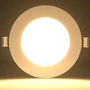Modern Round Recessed Led Panel Light 6w Slim Aluminum Ceiling Surface Lamp Led Panel Light