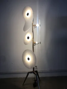 Modern Sculptural Floor Lamp 3 Light Cloud Shaped Ambient Lighting