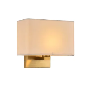 Modern Simple Fabric Wall Lamp Fixture Led Bedroom Bedside Decorative Wall Lamp Socket Hotel Reading Lamp Wall Light Fixture
