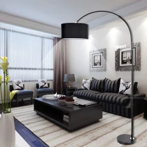 Modern Simple Fishing Light Nordic Living Room Sofa Study Creative Light Luxury Coffee Table Vertical Floor Lamp