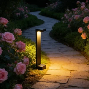 Modern Simple IP66 Waterproof Solar & AC LED Lawn Light Aluminum Outdoor Garden Landscape Street Lighting