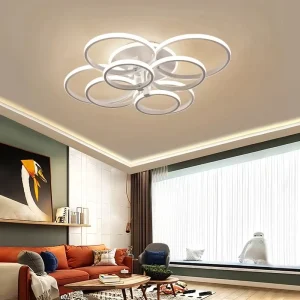 Modern Simple Luxury Ceiling Light Hotel Villa LED Round Light