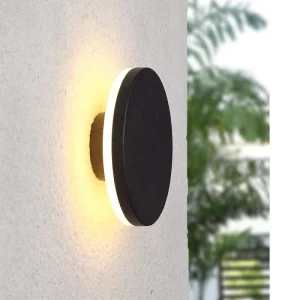 Modern Simple Nordic LED Aluminum Wall Lamp for Bedroom & Corridor Solar Powered for Bedside & Background Lighting