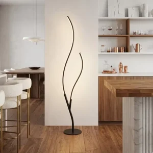 Modern Simple Nordic Personality Creative Living Room Bedroom Bed Art Style Branch LED Floor Lamp