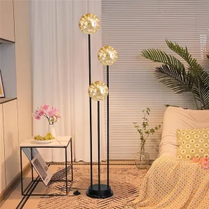 Modern Simple Standing Light for Living Room Bedroom Sofa Hotel Home Decor 3 Head Ball Floor Lamp