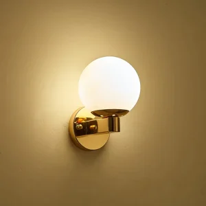 Modern Simple Wall Lamps for Bedroom and Living Room Golden Nordic LED Background Wall Lamps