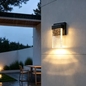 Modern Single Head up or Down Metal Base 3000K Warm White LED Wall Lamp Outdoor Wall Lamp for Home Garden Doorway