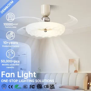 Modern Smart LED Ceiling Fan Light with Remote Control and Three color Dimming Suitable for Bedrooms Living Rooms and Hotels