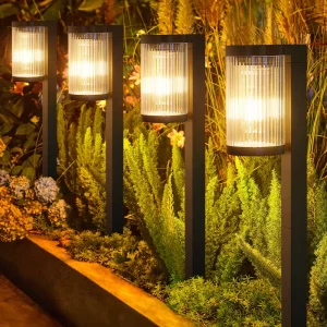 Modern Solar LED Garden Lights Waterproof Outdoor Lawn Pathway Decor with IP65 Rating New for Home