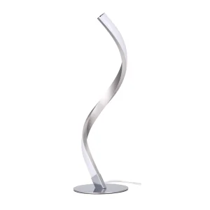 Modern Spiral Shape LED Desk Lamp on Off Dimmable Table Lamp