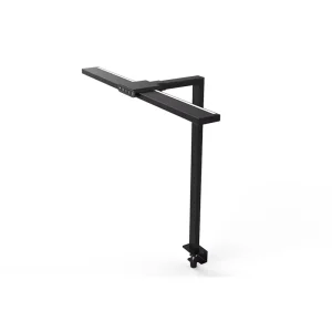 Modern Square LED Desk Lamp with Flexible Adjustable Arm Smart Sensor Eye Caring DC Powered Certified for Study and Worktables