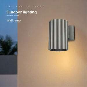 Modern Square Outdoor Home LED Wall Lamp with Simple Design Aluminum Waterproof LED Lights IP23 Rated
