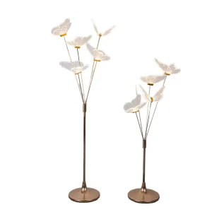 Modern Standing Light Butterfly Acrylic LED Floor Light