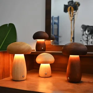 Modern Style Decoration Desk Lamp Luxury Bedroom Hotel Decorative Wood LED Table Lamp