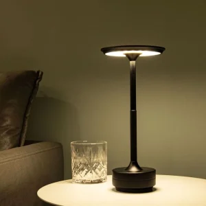 Modern Style LED Night Light Classic Touch Sensor Table Lamp 2400mah Iron Battery Rechargeable Dimmable Type C 3 Year Warranty