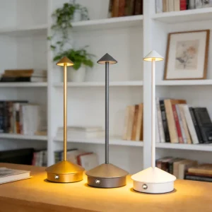 Modern Style Restaurant & Hotel Night Light Living Room Bedroom Flexible Touch Control LED Metal Table Lamp